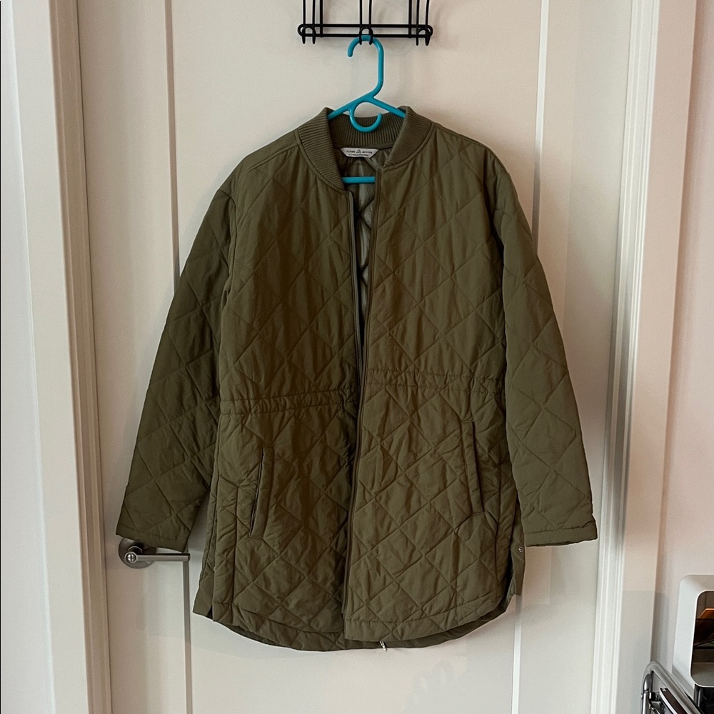 Alpine Design Khaki Quilted Outerwear